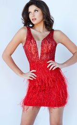7 of 7 Jovani 04619 Red