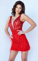 2 of 7 Jovani 04619 Red