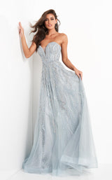 1 of 6 Jovani 04633 Blue