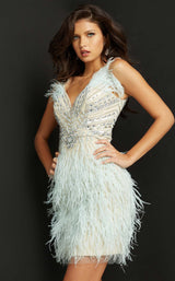 3 of 9 Jovani 04739BG Light Blue