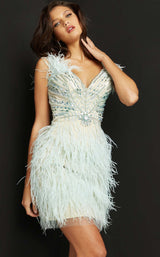 6 of 9 Jovani 04739BG Light Blue