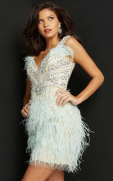 8 of 9 Jovani 04739BG Light Blue