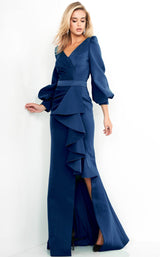 1 of 7 Jovani 04841BG Navy