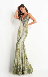 2 of 6 Jovani 05103 Green