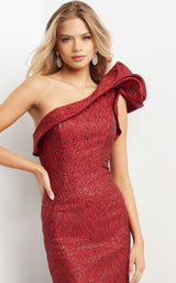 3 of 4 Jovani 05176 Burgundy