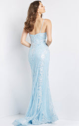 8 of 16 Jovani 05752 Light Blue