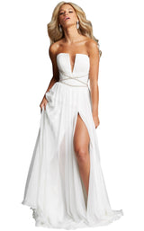 1 of 6 Jovani 05971 Off White