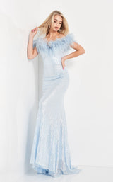 1 of 6 Jovani 06166BG Blue