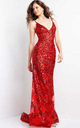 2 of 8 Jovani 06203BG Red