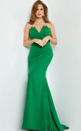 1 of 4 Jovani 06403 Dress Emerald