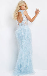 5 of 16 Jovani 06446 Light Blue