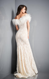 3 of 6 Jovani 06451BG Ivory
