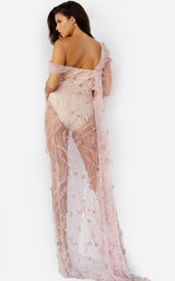 2 of 4 Jovani 06513 Nude-Pink