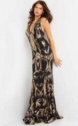 1 of 4 Jovani 06547BG Black/Gold