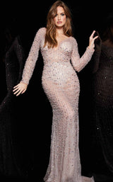 2 of 4 Jovani 06559 Dress Blush