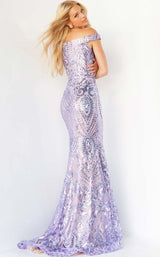 2 of 4 Jovani 06629BG Purple