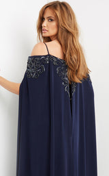4 of 4 Jovani 06631BG Navy