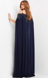 2 of 4 Jovani 06631BG Navy