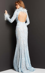 2 of 4 Jovani 06662 Light Blue