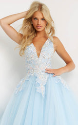 3 of 4 Jovani 06808 Light-Blue