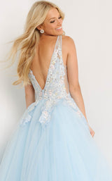 4 of 4 Jovani 06808 Light-Blue