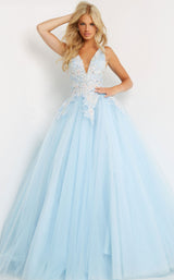 1 of 4 Jovani 06808 Light-Blue