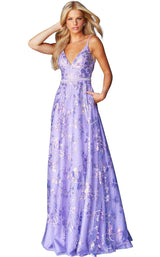 1 of 2 Jovani 06814 Lilac