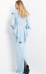 2 of 4 Jovani 07037 Light Blue