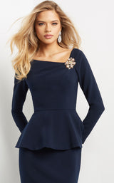 3 of 4 Jovani 07131 Navy