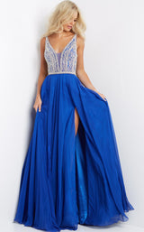 2 of 8 Jovani 07136 Royal