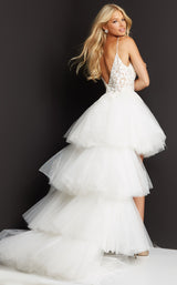 2 of 4 Jovani 07263 Off White