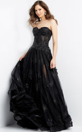 1 of 4 Jovani 07304 Black