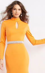 5 of 8 Jovani 07392 Orange