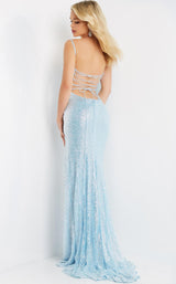 3 of 6 Jovani 07407BG Light Blue