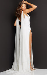 2 of 4 Jovani 07528BG Off White