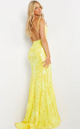 3 of 7 Jovani 07784 Yellow