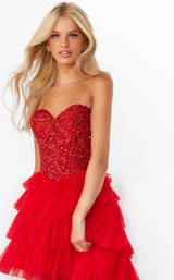 3 of 4 Jovani 08100BG Red