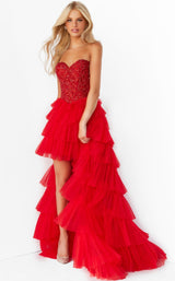 1 of 4 Jovani 08100BG Red