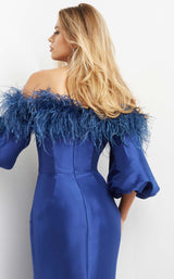 4 of 4 Jovani 08356 Indigo