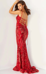 2 of 4 Jovani 08481 Red