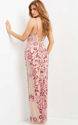 2 of 4 Jovani 08546 Nude-Pink