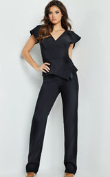 2 of 4 Jovani 09646 Jumpsuit Black