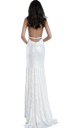 6 of 18 Jovani 1012 Cream