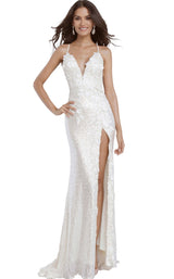 3 of 18 Jovani 1012 Cream