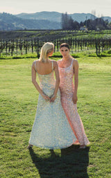 5 of 13 Mac Duggal 10705 Sage&Pink