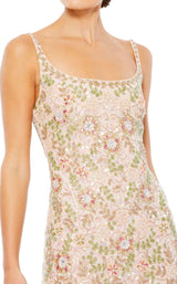 3 of 3 Mac Duggal 10755 Nude Multi