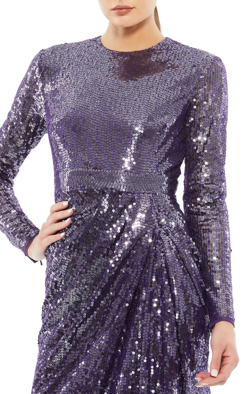 Mac Duggal 10824 Dark-Amethyst