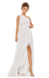 1 of 4 Mac Duggal 10825 White