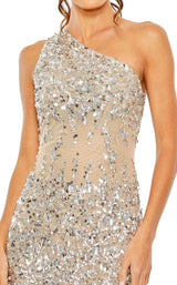 4 of 6 Mac Duggal 10977 Dress Nude