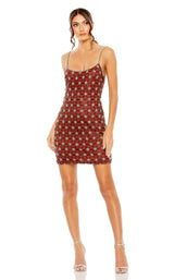 2 of 6 Mac Duggal 10983 Dress Nutmeg